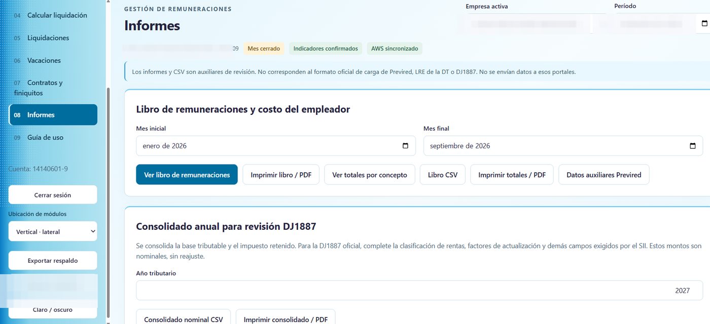 Captura de Apolo Remu · Informes